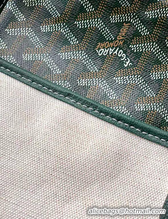 Top Grade Goyard Original St Louis Tote PM 18212 Dark Green