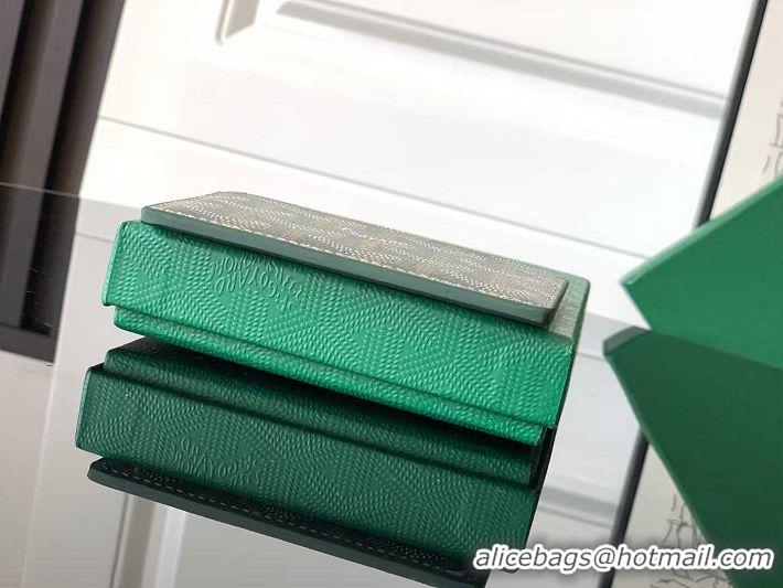 Buy Cheap Goyard Saint-Sulpice Card Case Wallet 020090 Dark Green