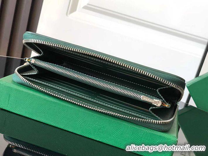 Best Design Goyard Original Zippy Organizer Wallet 020111 Dark Green
