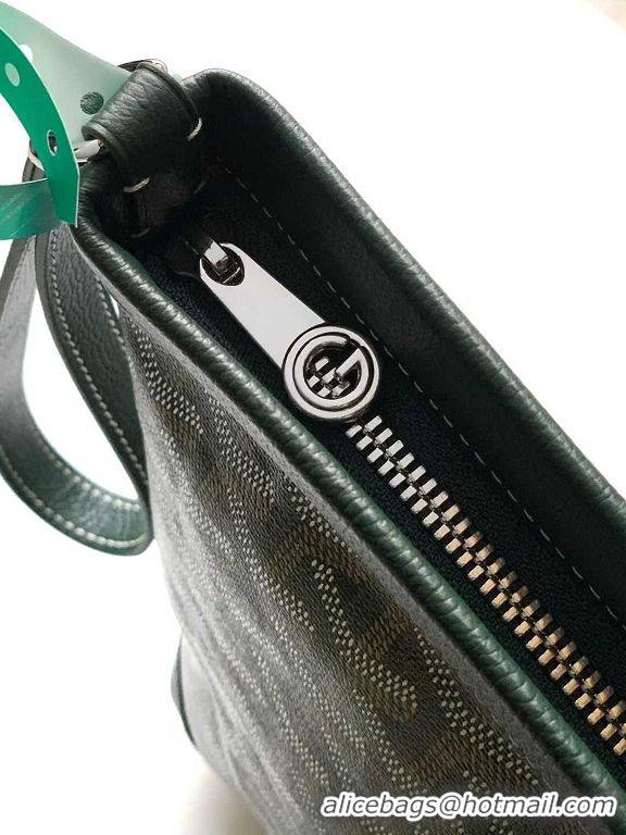 Luxury Discount Goyard Original Conti Clutch Bag 8811 Dark Green