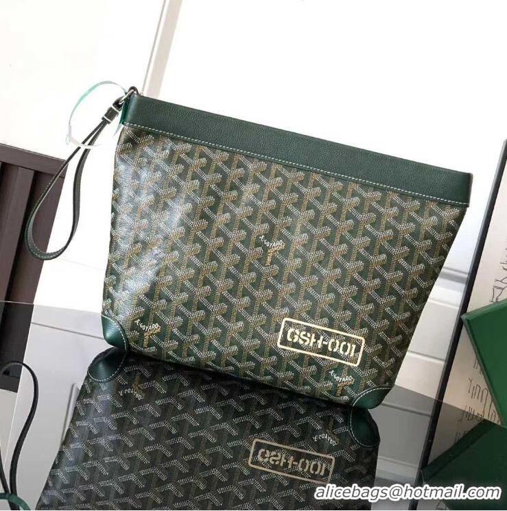 Luxury Discount Goyard Original Conti Clutch Bag 8811 Dark Green