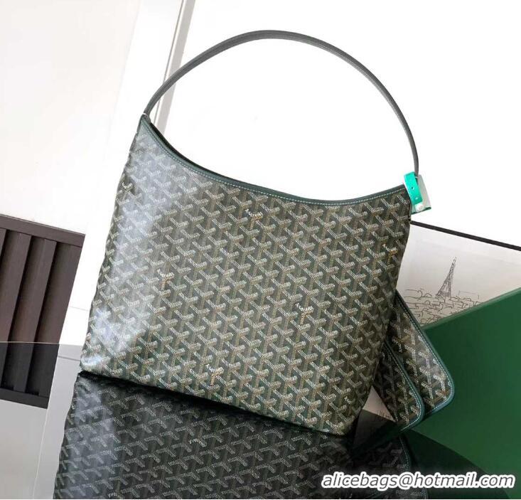 Super Quality Goyard Boheme Hobo Bag G4591 Dark Green