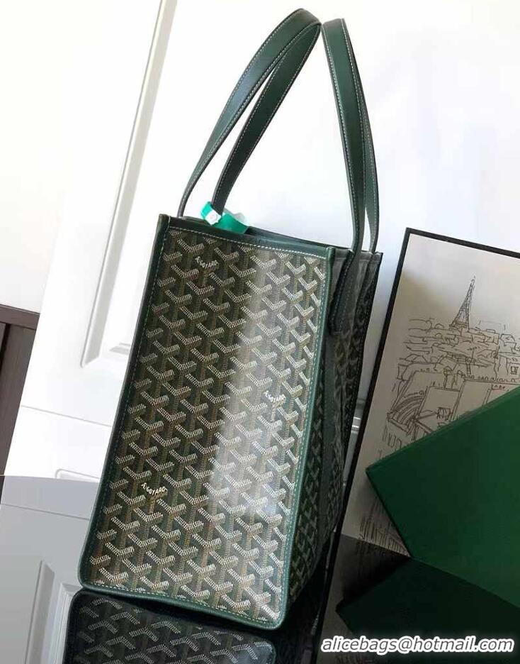 Best Quality Goyard Villette Jacquard Tote Bag GM G8113 Dark Green