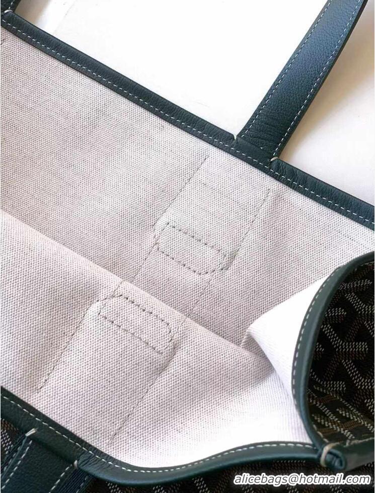 Best Quality Goyard Villette Jacquard Tote Bag GM G8113 Dark Green