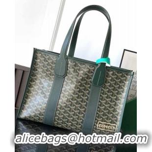 Well Crafted Goyard Villette Jacquard Tote Bag PM G8113 Dark Green