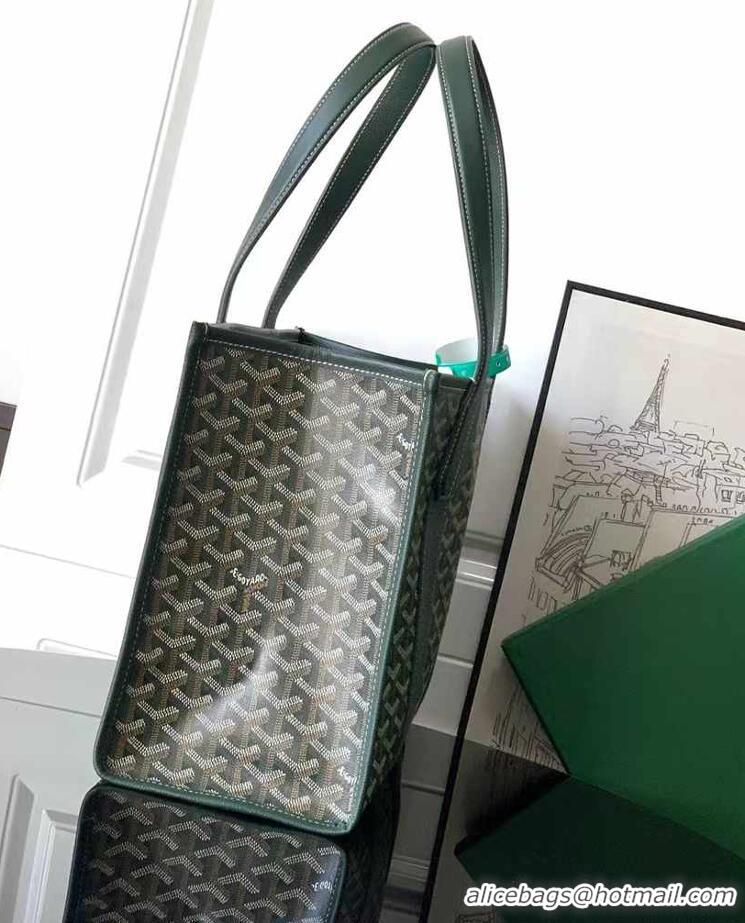 Well Crafted Goyard Villette Jacquard Tote Bag PM G8113 Dark Green