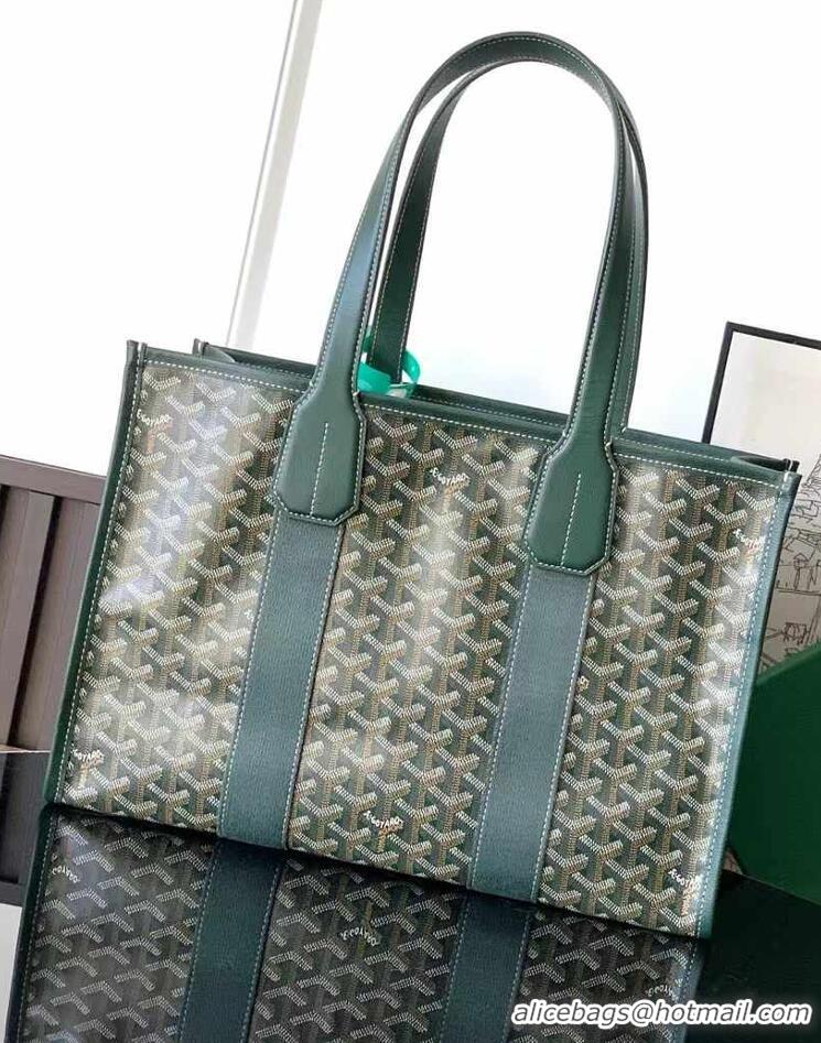 Well Crafted Goyard Villette Jacquard Tote Bag PM G8113 Dark Green