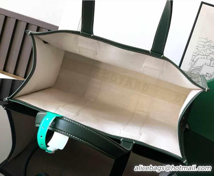 Well Crafted Goyard Villette Jacquard Tote Bag PM G8113 Dark Green