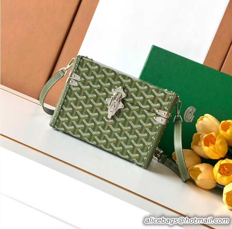 Unique Discount Goyard Cassette Trunk Bag GY8821 Avocado Green