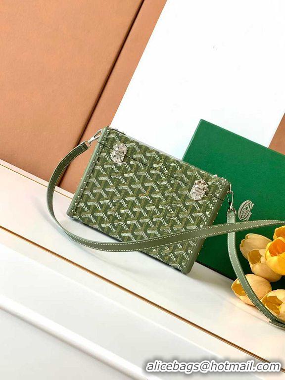 Unique Discount Goyard Cassette Trunk Bag GY8821 Avocado Green