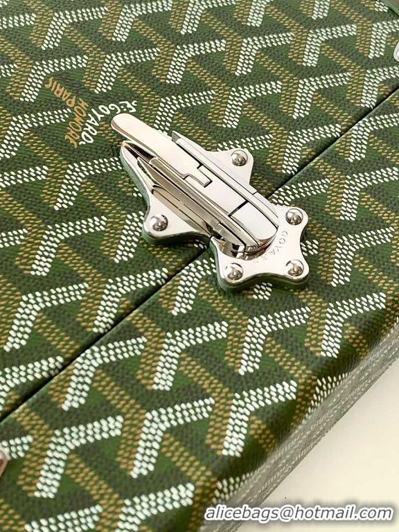 Unique Discount Goyard Cassette Trunk Bag GY8821 Avocado Green