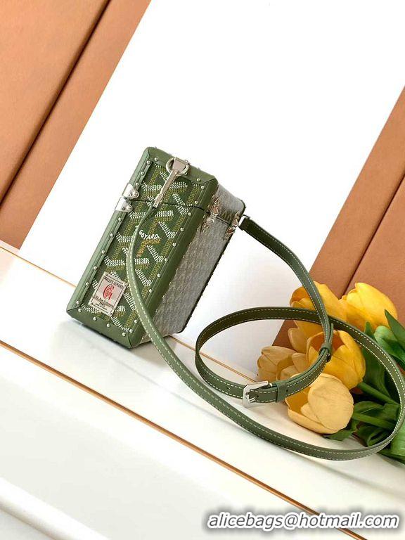 Unique Discount Goyard Cassette Trunk Bag GY8821 Avocado Green