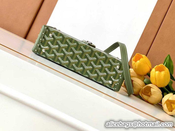 Unique Discount Goyard Cassette Trunk Bag GY8821 Avocado Green
