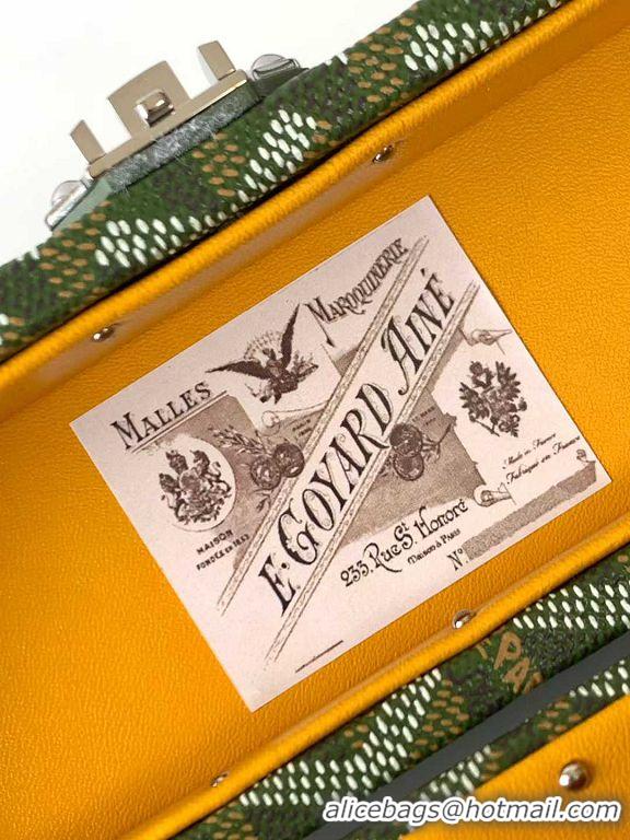 Unique Discount Goyard Cassette Trunk Bag GY8821 Avocado Green