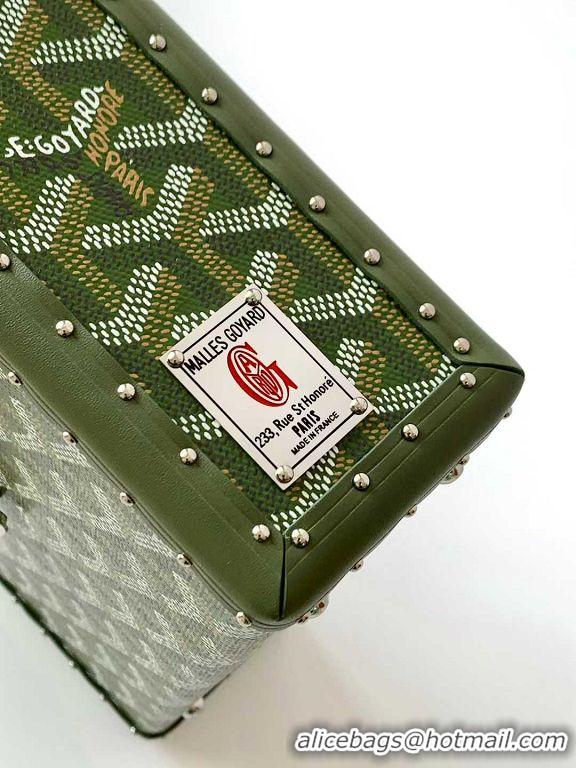 Unique Discount Goyard Cassette Trunk Bag GY8821 Avocado Green