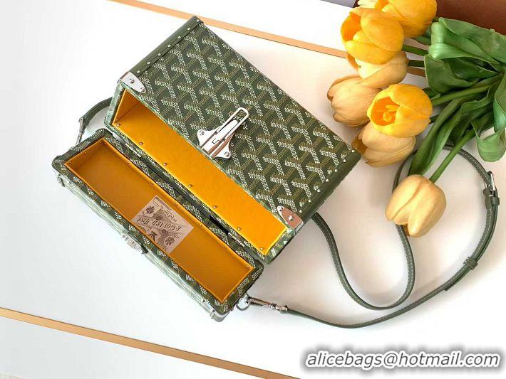 Unique Discount Goyard Cassette Trunk Bag GY8821 Avocado Green