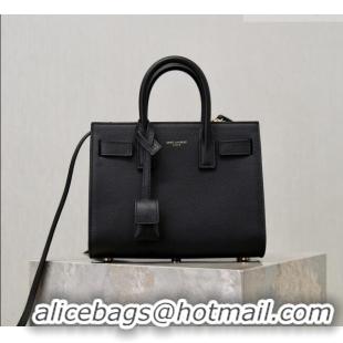 Inexpensive Saint Laurent Sac De Jour Nano Tote bag in Grained Calfskin 717440 Black 2026