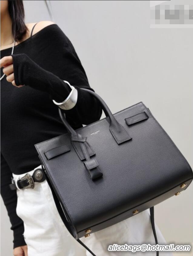 Inexpensive Saint Laurent Sac De Jour Nano Tote bag in Grained Calfskin 717440 Black 2026