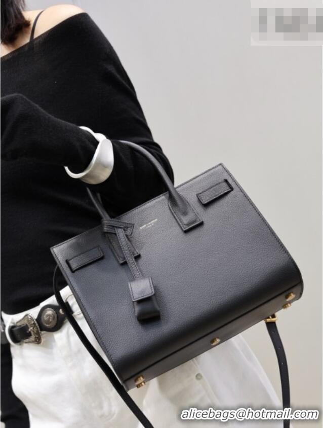 Inexpensive Saint Laurent Sac De Jour Nano Tote bag in Grained Calfskin 717440 Black 2026