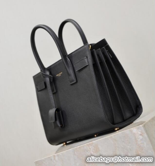 Promotional Saint Laurent Sac De Jour Baby Tote bag in Grained Leather 421863/477477 Black 2026