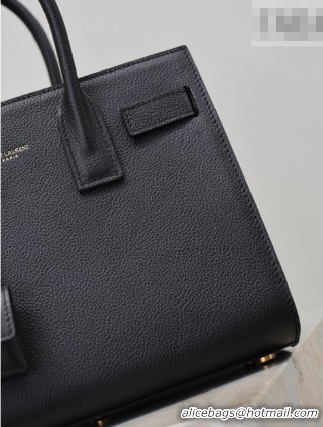 Promotional Saint Laurent Sac De Jour Baby Tote bag in Grained Leather 421863/477477 Black 2026