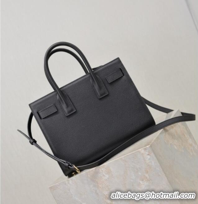 Promotional Saint Laurent Sac De Jour Baby Tote bag in Grained Leather 421863/477477 Black 2026