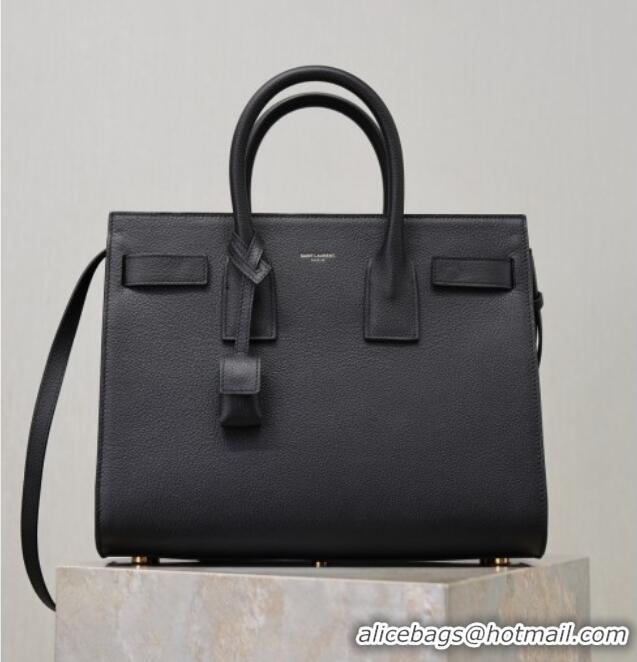 Promotional Saint Laurent Sac De Jour Small Tote bag in Grained Leather 378299 Black 2026