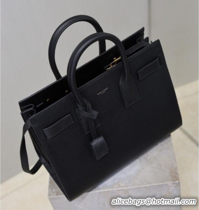 Promotional Saint Laurent Sac De Jour Small Tote bag in Grained Leather 378299 Black 2026