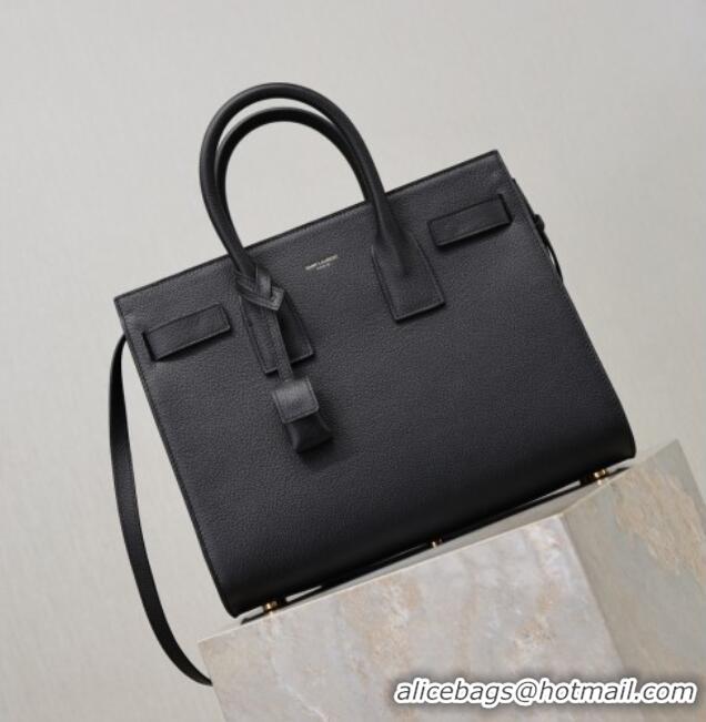 Promotional Saint Laurent Sac De Jour Small Tote bag in Grained Leather 378299 Black 2026