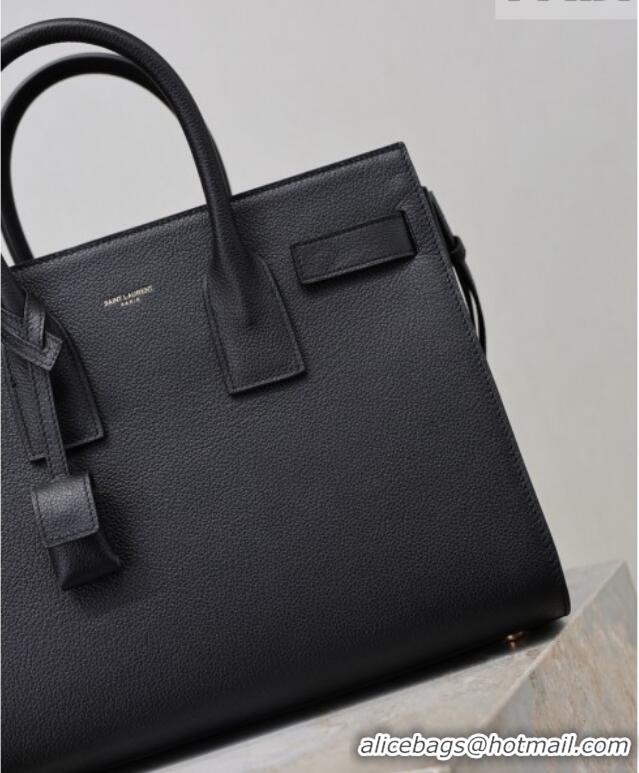 Promotional Saint Laurent Sac De Jour Small Tote bag in Grained Leather 378299 Black 2026