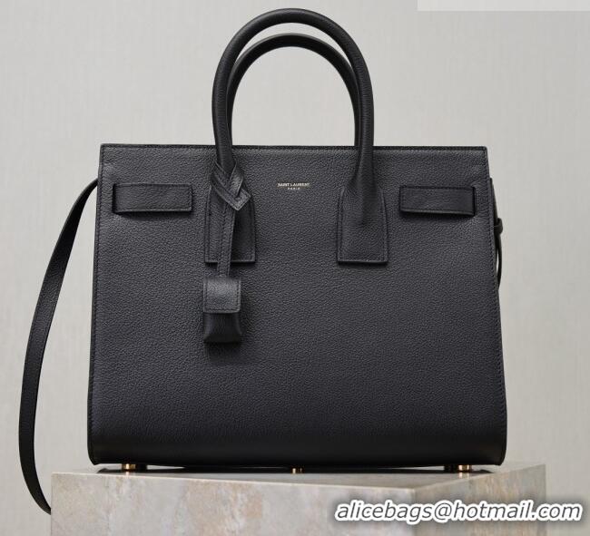Promotional Saint Laurent Sac De Jour Small Tote bag in Grained Leather 378299 Black 2026
