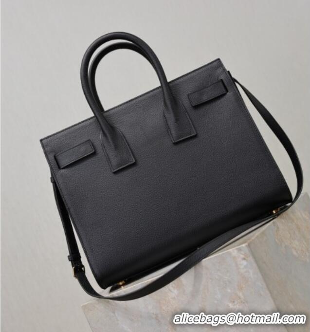 Promotional Saint Laurent Sac De Jour Small Tote bag in Grained Leather 378299 Black 2026