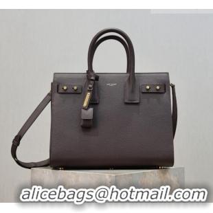 Best Price Saint Laurent Sac De Jour Small Tote bag in Grained Leather 378299 Coffee 2026