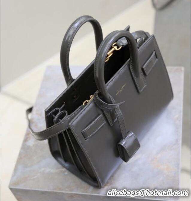 Reasonable Price Saint Laurent Sac De Jour Nano Tote bag in Calfskin 717440 Grey 2026