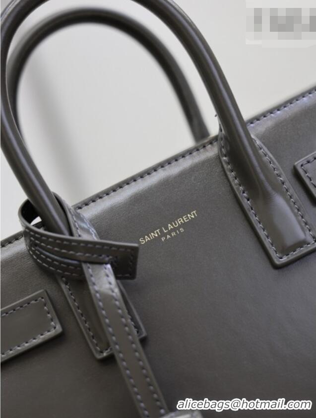 Reasonable Price Saint Laurent Sac De Jour Nano Tote bag in Calfskin 717440 Grey 2026