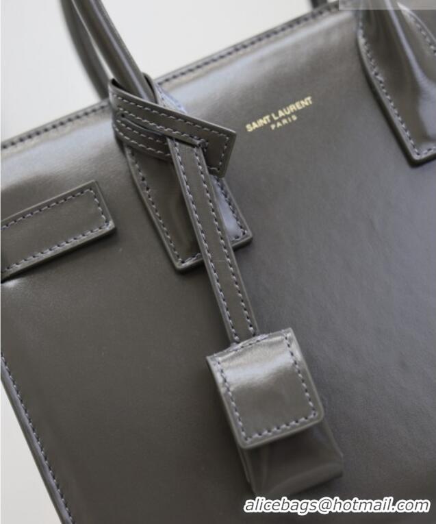 Top Quality Saint Laurent Sac De Jour Baby Tote bag in Grey Calfskin 421863/477477 2026