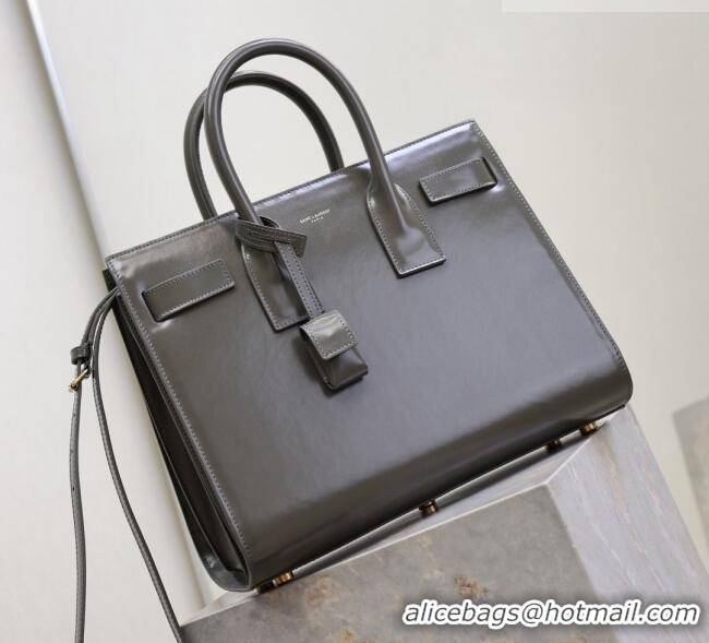 Luxury Cheap Saint Laurent Sac De Jour Small Tote bag in Calfskin 378299 Grey 2026