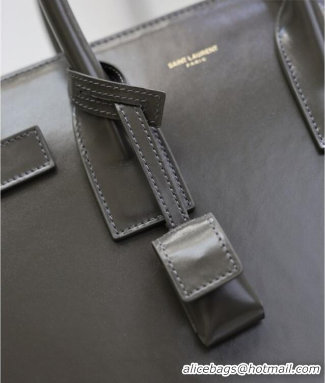 Luxury Cheap Saint Laurent Sac De Jour Small Tote bag in Calfskin 378299 Grey 2026