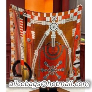 Luxury Discount Hermes Cashmere & Silk Shawl 140x140cm Scarf H11201 Brown 2026