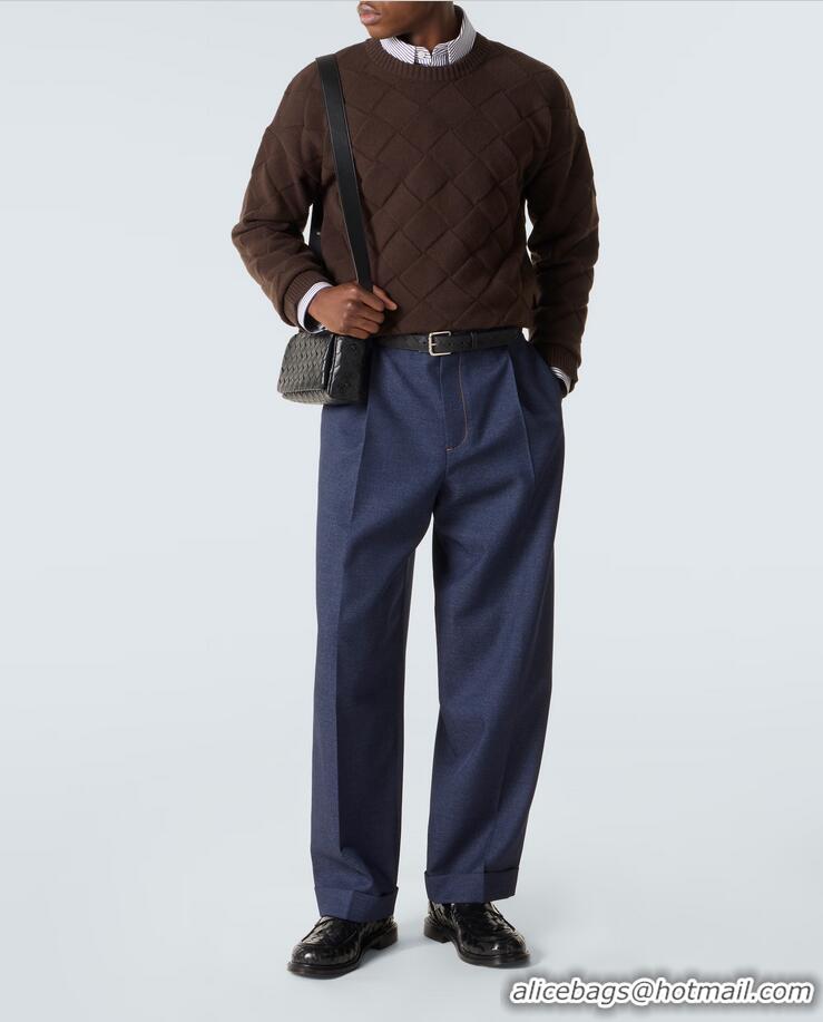 Best Quality Bottega Veneta Intrecciato Mini Leather Crossbody Bag 23902 Black