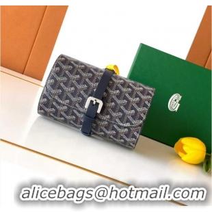 Top Grade Goyard Voyage Double Watch Box 8963 Navy Blue