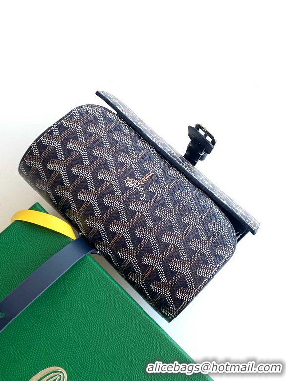 Top Grade Goyard Voyage Double Watch Box 8963 Navy Blue