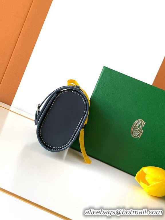 Top Grade Goyard Voyage Double Watch Box 8963 Navy Blue