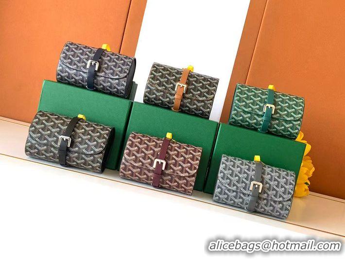 Top Grade Goyard Voyage Double Watch Box 8963 Navy Blue