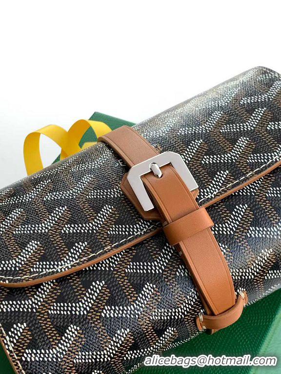 Big Discount Goyard Voyage Double Watch Box 8963 Black And Tan