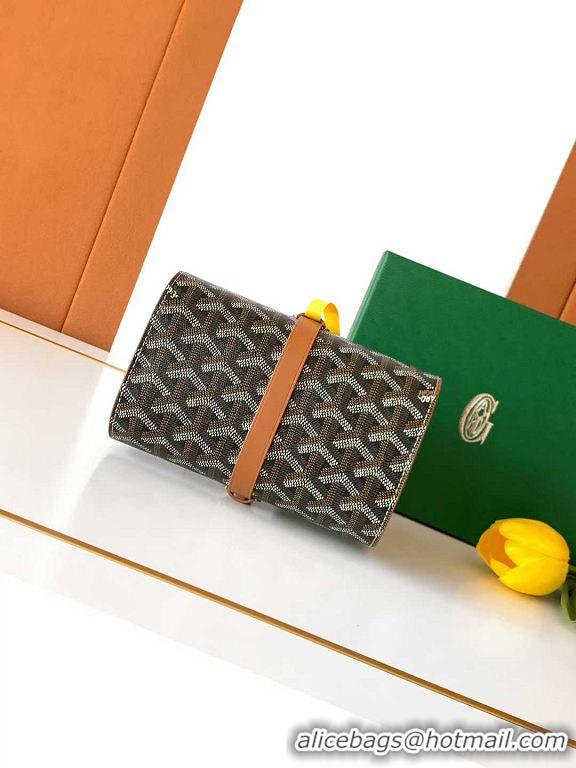 Big Discount Goyard Voyage Double Watch Box 8963 Black And Tan
