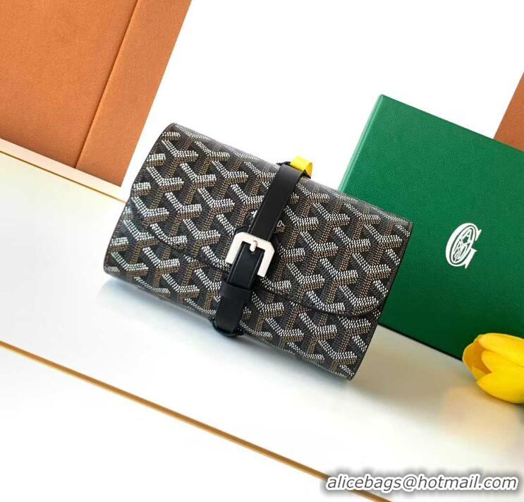 Top Design Goyard Voyage Double Watch Box 8963 Black