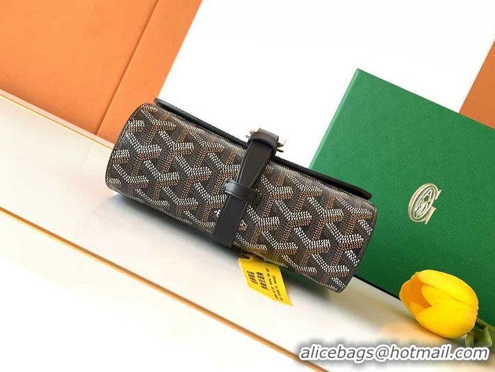 Top Design Goyard Voyage Double Watch Box 8963 Black