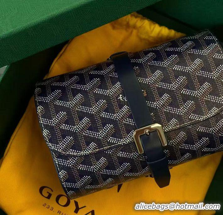 Top Design Goyard Voyage Double Watch Box 8963 Black