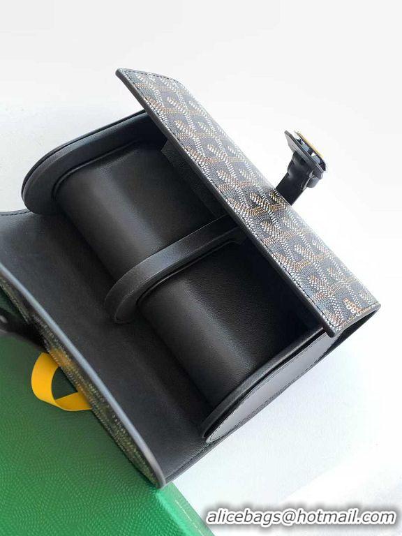 Top Design Goyard Voyage Double Watch Box 8963 Black